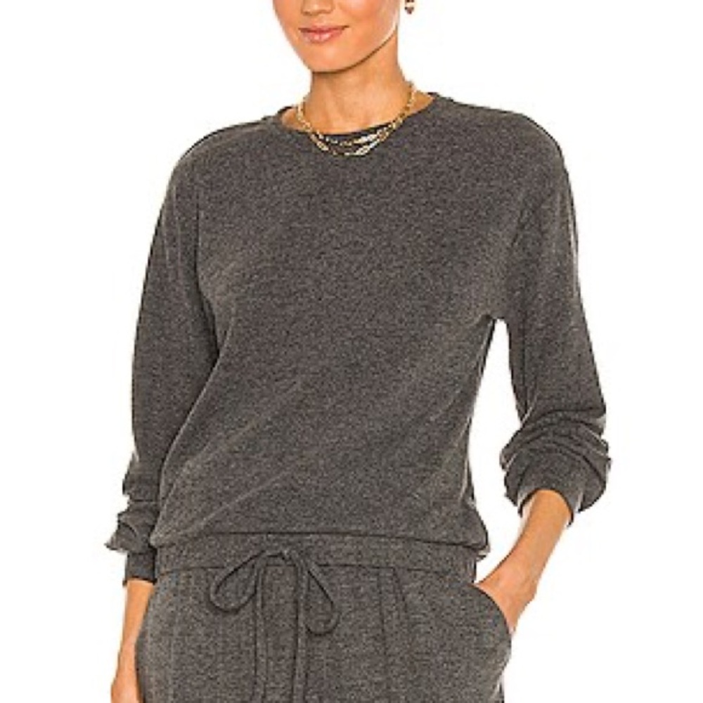 1. State Charcoal Brushed Sweater from Revolve Size M